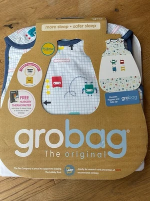 The Original Grobag for Mothercare 0-6 MTHS 1.0tog Baby Saco de Dormir Space Bugs Foto 1 de 3