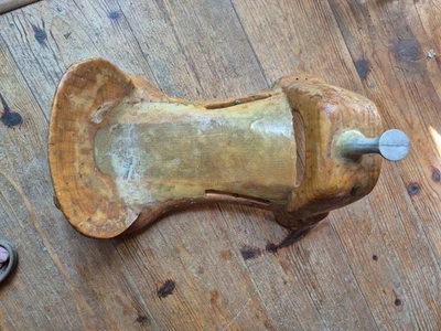 STEELE 16 WADE Western Saddle Tree Amarillo Pino Cuero Crudo Envoltura 8" Garganta 4" Cantle Foto 1 de 4