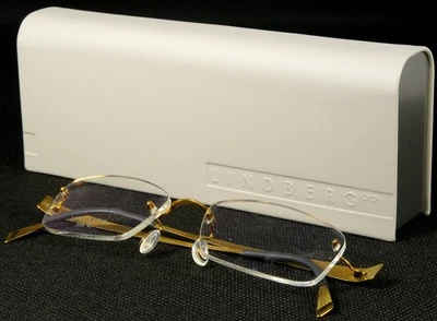 Lindberg 2054 MONIKA MACK 017/CDC2 T78 P60 Oro Rosa Espíritu Titanio Gafas Foto 1 de 4