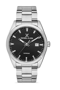 Daniel Klein Supreme Men Black Stainless Steel Watch - Picture 1 of 2