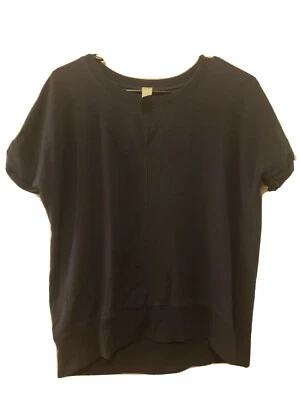 Top tejido puño redondo azul marino Green Tea talla mediana Foto 1 de 4