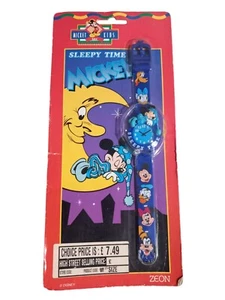 Reloj de Colección Mickey Sleepy Time Zeon Disney Mercancía Raro Edición Limitada - Imagen 1 de 3
