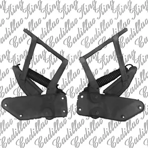 65 Cadillac Eldorado DeVille Fleetwood 66 Hood Hinge Set Refurbished 3MoWarr - Foto 1 di 20