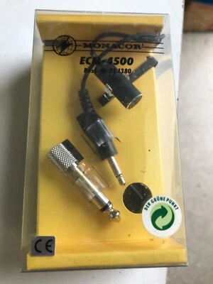 Ansteckmicro Krawattenmicro Lavaliermicro Monacor ECM-4500 - Bild 1 von 2