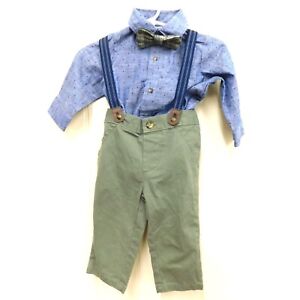 NWT just One You Carter's Special Occasion Boys Size 9 Months Outfit Bow Tie