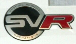 Range Rover Sport 2014-17 OEM L494 Special Vehicle Operations SVR Odznaka tylnej klapy