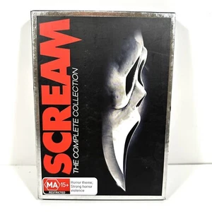 Scream 1-4 The Complete Collection 4 Disc DVD Set Region 4 Horror 2011 Rare - Picture 1 of 6
