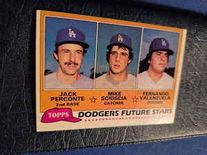 1981 Topps Dodgers Future Stars Mike Scioscia /Fernando Valenzuela RC#302 - Imagen 1 de 1