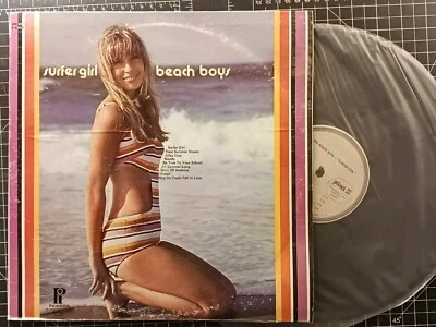 THE BEACH BOYS Surfer Girl LP 1973 1ST PRESS GIRL COVER Vinyl BRIAN WILSON 3351 - Image 1 of 4