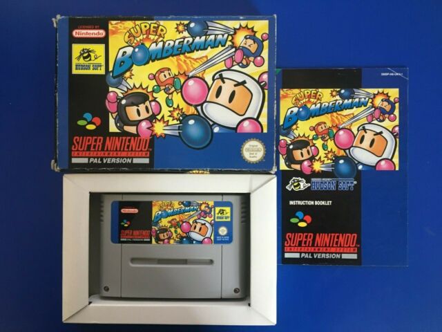 SNES Super Bomberman 5 Boxed Working NTSC-J Japan 2206-087