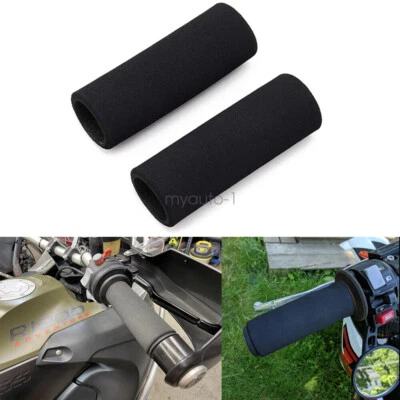 Motorcycle Foam Handlebar Grip For BMW Yamaha Honda Kawasaki Triumph Ducati - Image 1 of 4