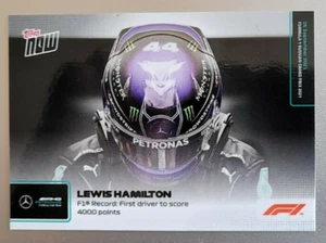 2021 Topps Now F1 #56 Lewis Hamilton F1 Record 1st Driver to Score 4000 Points - Picture 1 of 2