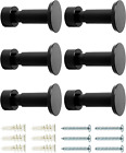 Round Hooks with Screw Mount for Hanging Robes, Hats, Coats, Clothes, and Towels