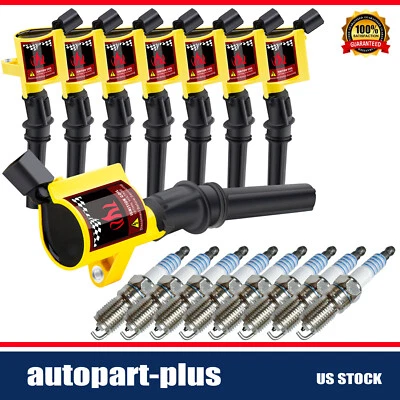 8 bobinas de encendido DG508 y 8 bujías para Crown Victoria 1998 1999-2011 4,6 L V8 Foto 1 de 4