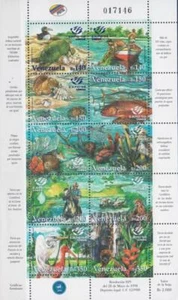 TP673 VENEZUELA STAMPS 1998 EXPO 98/LISBON/BIRD/CRAB/FISHERMAN/FISH SC1592 MNH - Picture 1 of 1