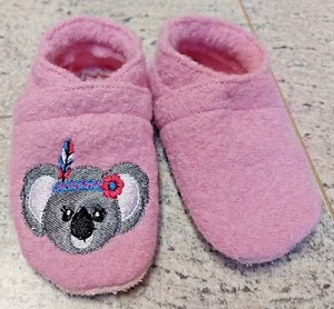  Krabbelschuhe Lauflernschuhe, Baby Wollwalk Ledersohle neu personalisiert - Bild 1 von 14