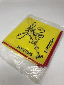 1959 Scouting Exposition Boy Scouts of America BSA Pedro the Donkey Neckerchief - Picture 1 of 2