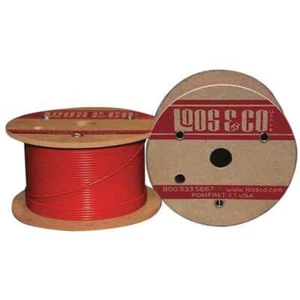 Loos SC09477M3NR 3/16" OD Cavo di sollevamento in nylon rosso 304 inox 7 x 7 500 piedi - Foto 1 di 1