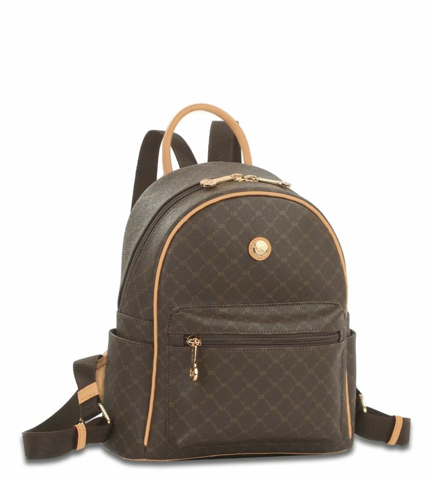 Rioni Signature Blue Small Round Dome Backpack