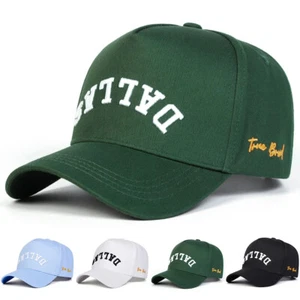 Berretti da baseball unisex ricamo lettera regolabile casual cappelli hip hop cappello sole - Foto 1 di 12
