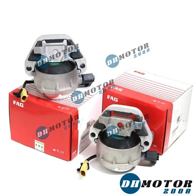 Par de soportes de motor hidráulicos FAG de 2 piezas en ambos lados para Audi A8 4H D4 3.0 TFSI TDI Foto 1 de 4