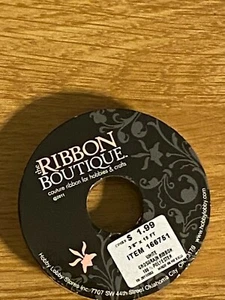 The ribbon Boutique white 3/8in x 15ft - Picture 1 of 2