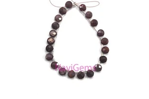 21 Pieces Gemstone Heart Jewelry Natural Ruby Gemstone 9 MM  Briolette Beads - Picture 1 of 6