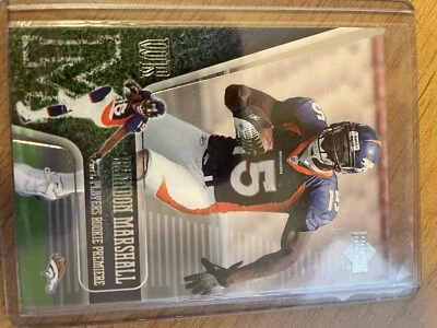 2006 Upper Deck NFL Players Rookie Premiere - #18 Brandon Marshall (RC) - Image 1 of 2