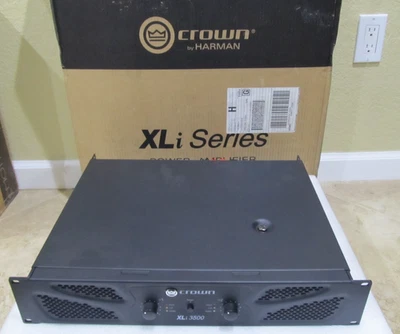 Amplificador de potência Crown XLI3500: NÃO FUNCIONA - PEÇAS OU REPARO LEIA - DESCRIÇÃO COMPLETA - Imagem 1 de 4