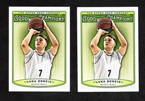 (2) LOTE - LUKA DONCIC 2019 CUBIERTA SUPERIOR GOODWIN CHAMPIONS #30 - Lakers / Mavericks - Imagen 1 de 1