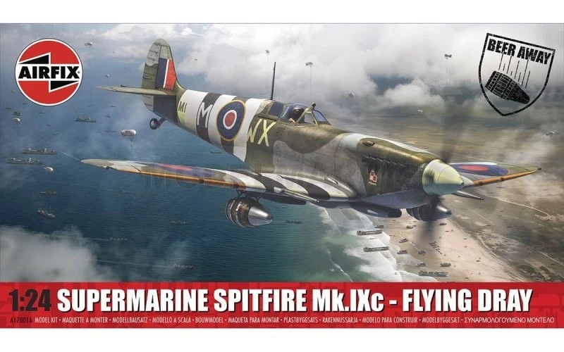 AIRFIX A17001A 1/24 Supermarine Spitfire Mk.IXc - Flying Dray - Immagine 1 di 1