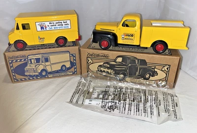 LILCO Ertl 收藏品 Grumman Route Star Van Bank+1951 福特皮卡银行 全新 — 第 1/4 张图片