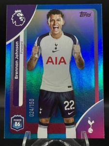 2025-26 Topps Premier League EPL - Brennan Johnson /150 - Tottenham - Picture 1 of 2