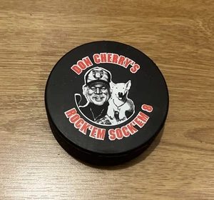 Don Cherry’s Rock’em Sock’em 8 Hockey Puck Made In Canada Viceroy - Bild 1 von 2