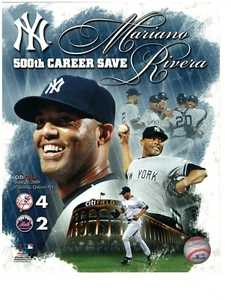 Mariano Rivera ~ 500th Career Save - New York Yankees Composite 8" x 10" Photo - Picture 1 of 3
