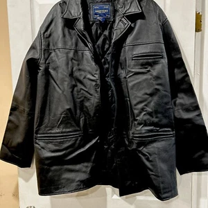 Giorgio Valente 100% Genuine Leather Jacket Made In Milano, Italy Sz L Excellent - Picture 1 of 9