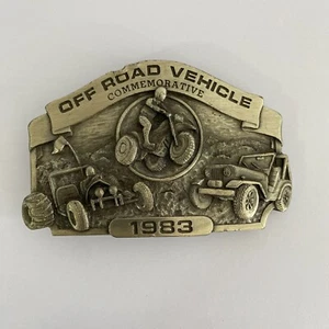 1983 Off Road Vehicle Commemorative Belt Buckle 708/5000 Arroyo Grande - Picture 1 of 5