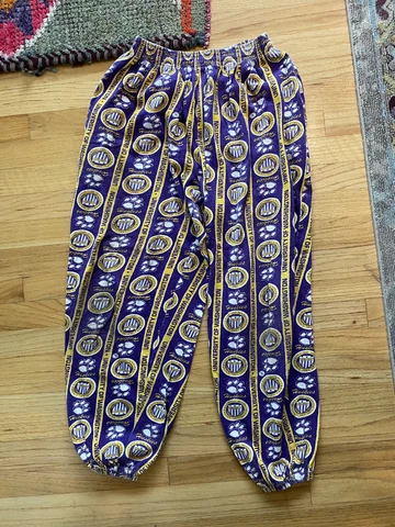 Vintage 70s Univ. of Washington (UW) Huskies pajama pants Made In USA Size Small Cover
