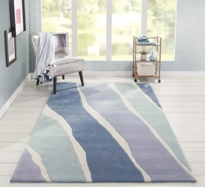 Rug Hand Tufted Designer rug, Wool Tuft area Rug living room bedroom rug - Image 1 of 4