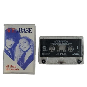 Ace Of Base Cassette Tape All That She Wants 1993 Vintage Music Pop Nostalgia  - Picture 1 of 7