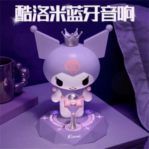 Cute Kuromi LED Microphone Stage 5.2 Audio Figure Wireless Bluetooth Speaker Toy - Picture 1 of 13