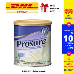 6X Abbott Pro Sure LECHE DE VAINILLA 380g Mejorar el apetito Alto en proteínas Prebiótico EPA - Imagen 1 de 6