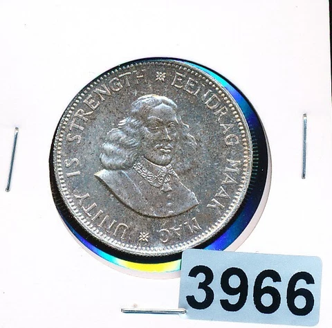 SOUTH AFRICA - 1963 -  SILVER  20 CENTS - PROOF - #3966 Cover