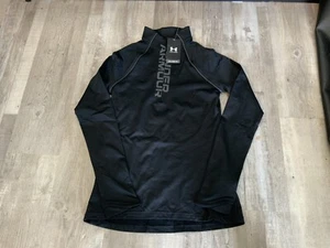 Under Armour Women's UA ColdGear 1/4 Zip Baselayer Shirt - Black / Small - Picture 1 of 1