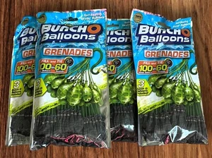 NUEVO ZURU Bunch O Globos Globos de Agua Verde Relleno Rápido 4 paquetes - Imagen 1 de 1