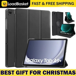 360 Rotating Smart Leather Case Cover For Samsung Galaxy Tab A9 Plus 11" (2023) - Picture 1 of 22