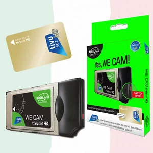 TiVuSat HD Gold + DIGIQuest WeCAM SmarCam, Bella Italia en HD/4K no activado - Imagen 1 de 5
