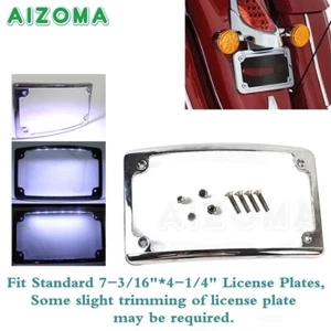 Marco con soporte de matrícula con LED para Touring Ultra Classic Electra Road Glide - Imagen 1 de 9