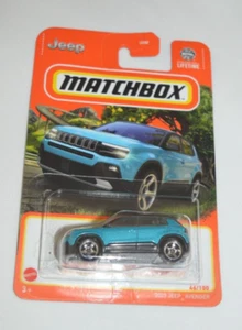 MATCHBOX 2024 HIGHWAY ADVENTURE 46/100 - 2023 JEEP AVENGER METALLIC TEAL - Picture 1 of 5