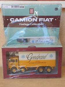 Fiat 690 N2 1965 Gondrand Camion Fiat Vintage collection Modellino Hachette 1/43 - Imagen 1 de 13